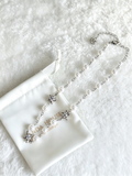 S925 Sterling Silver Pearl & Star Necklace