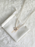 24K Gold-Plated Mother-of-Pearl Butterfly Necklace