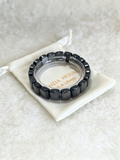 Protect Your Peace Square Crystal Bracelet