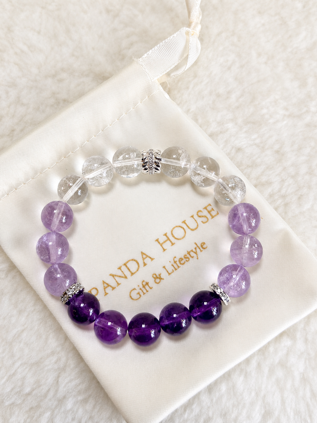 Quiet the Noise Crystal Bracelet