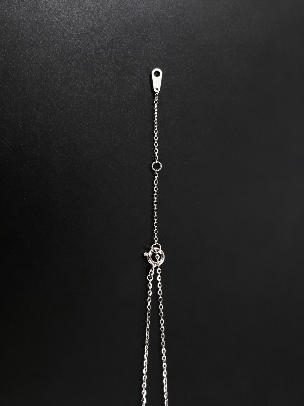 Blue Moissanite Pear-Cut Pendant Necklace in S925 Sterling Silver