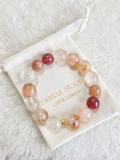 Peach Moon Glow Crystal Bracelet