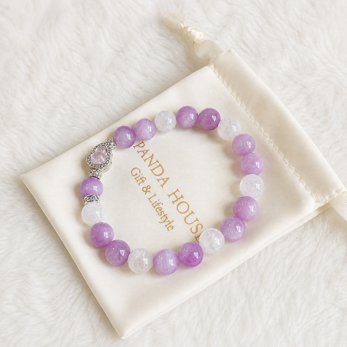 Misty Rose Crystal Bracelet