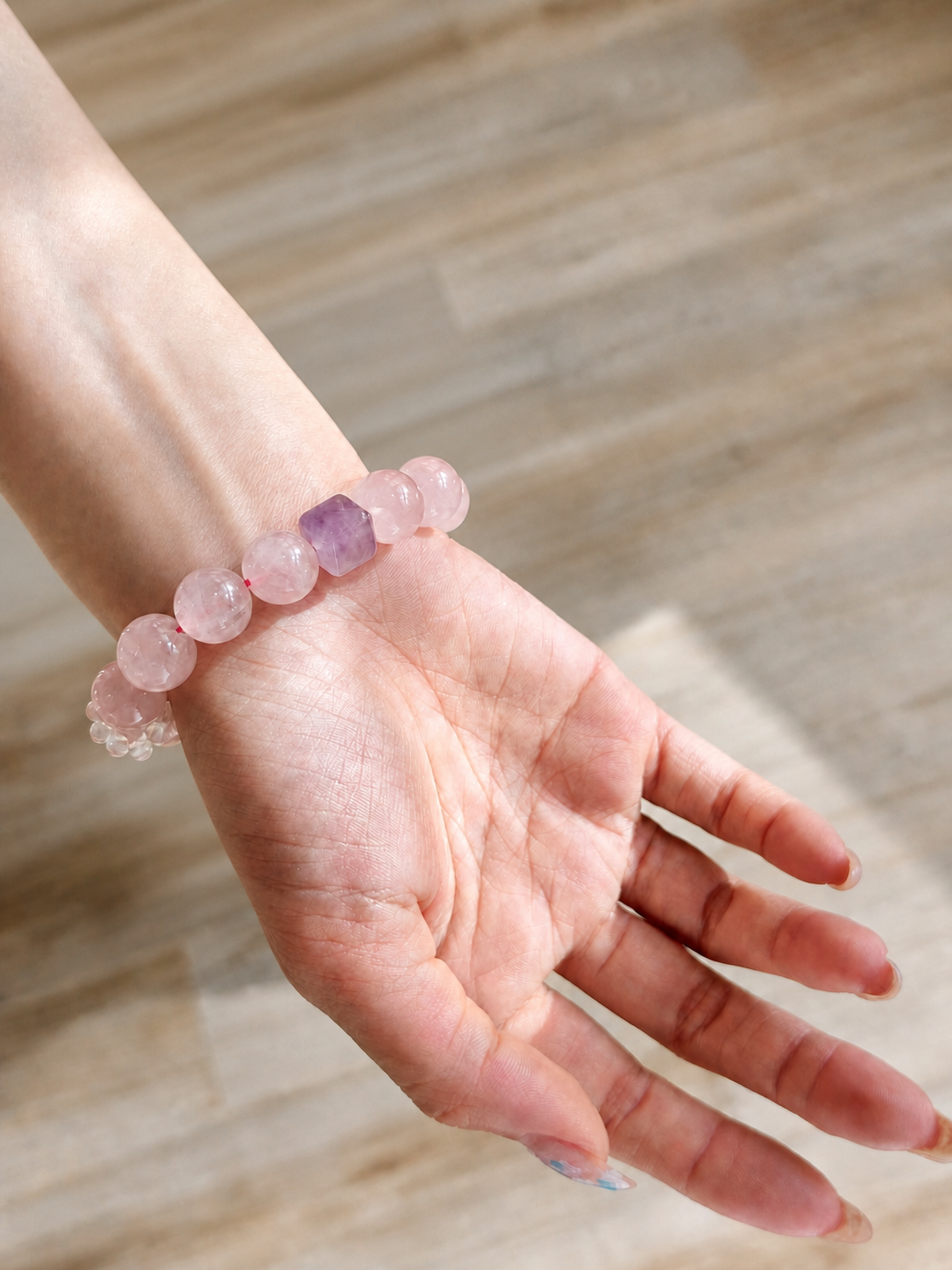 Blush Harmony Crystal Bracelet