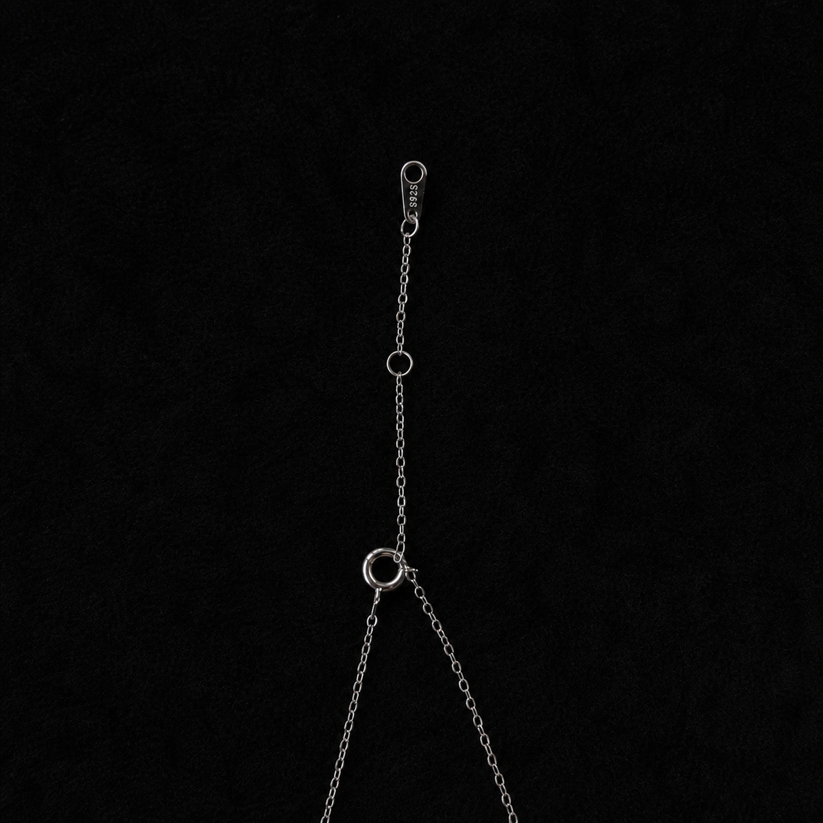 1.0 ct Butterfly Dancing Moissanite Necklace in S925 Sterling Silver