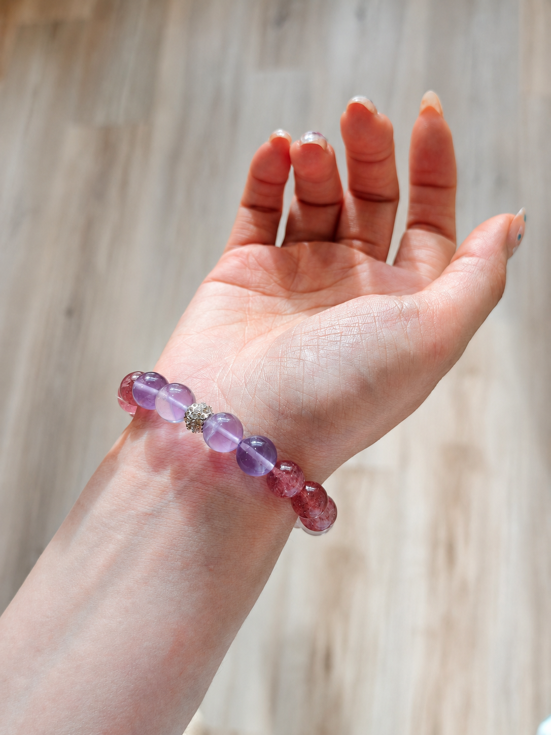 Foxglow Romance Crystal Bracelet