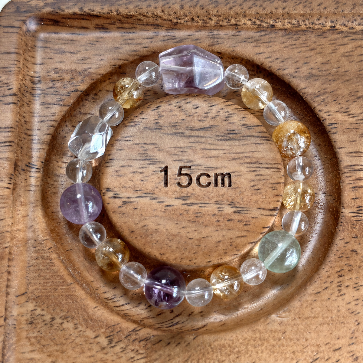 Sunlit Heart Crystal Bracelet