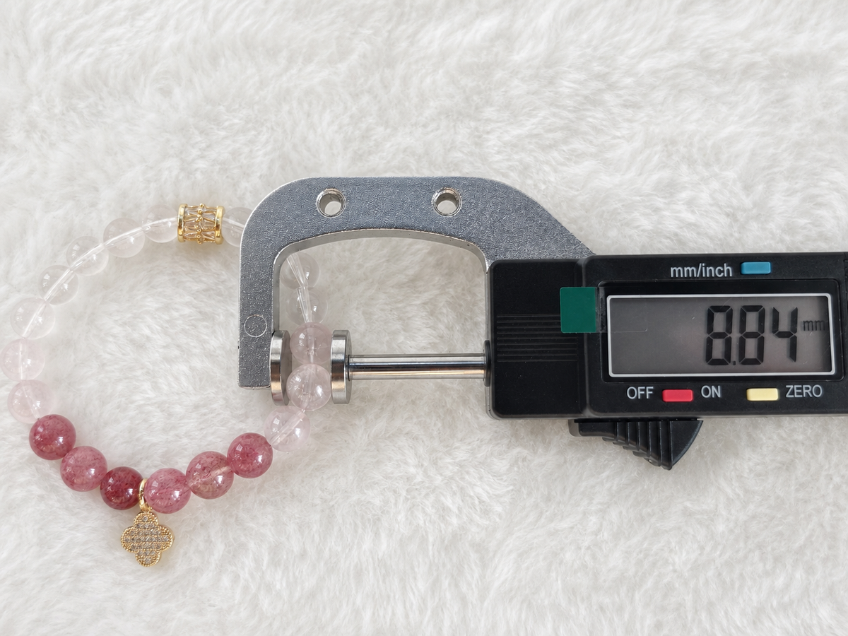 Clover Heart Crystal Bracelet