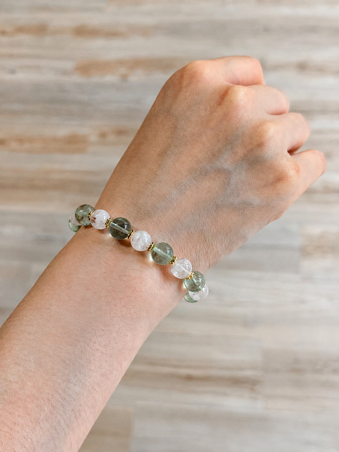 Snowlit Garden Crystal Bracelet