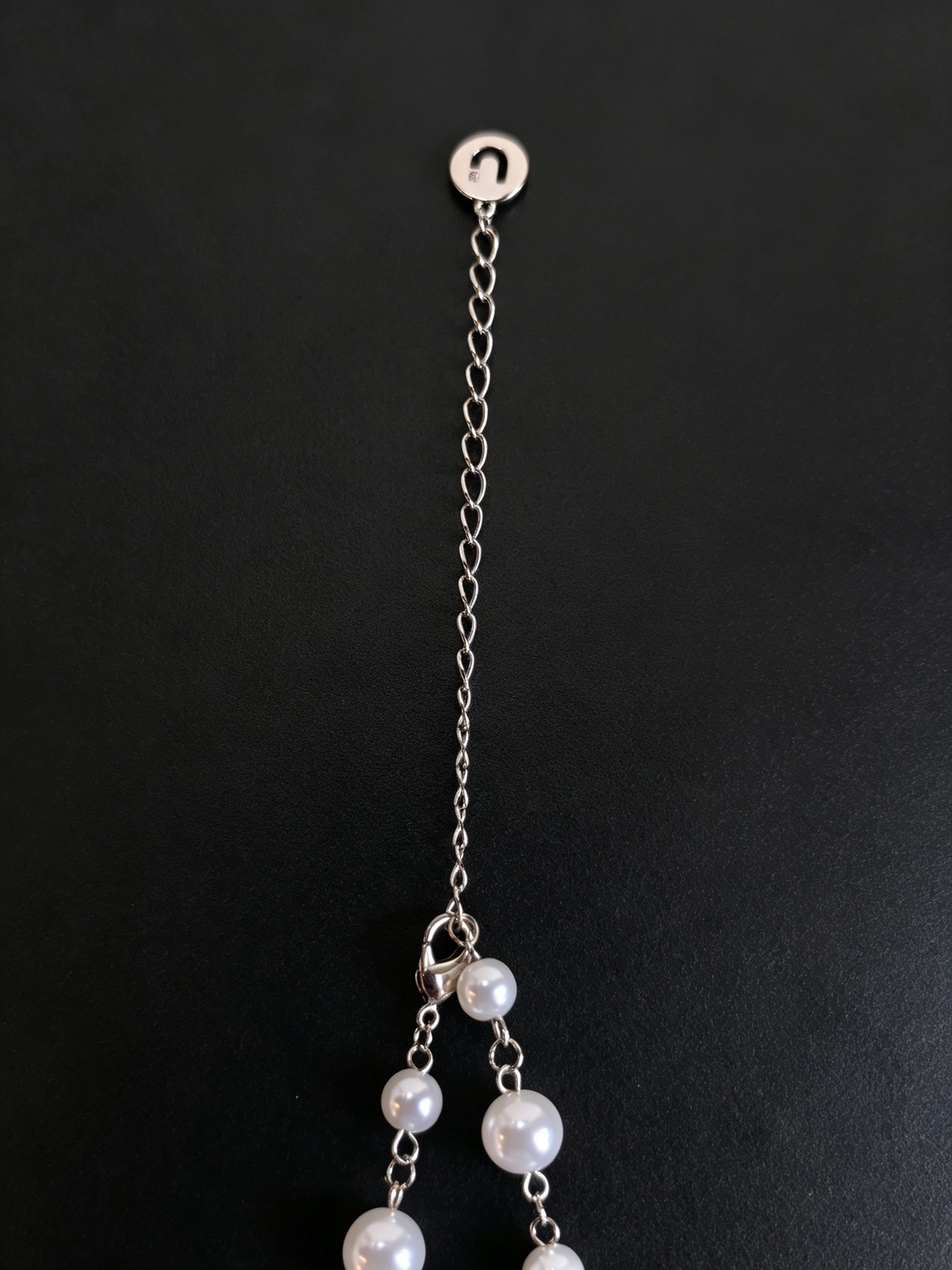 S925 Sterling Silver Pearl & Star Necklace