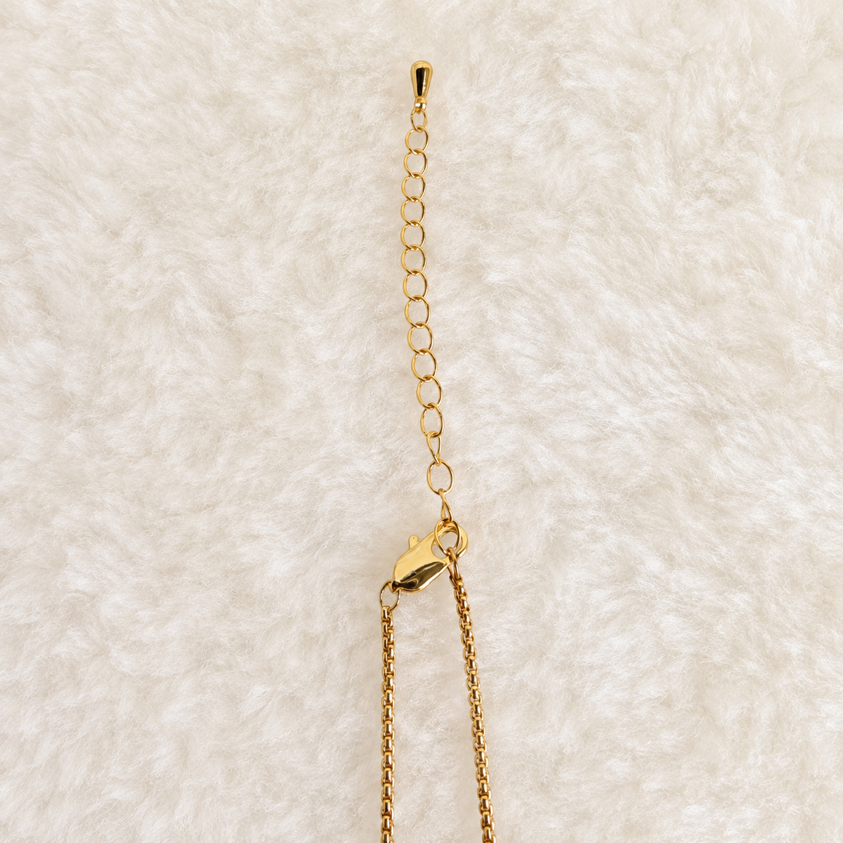 24K Gold Plated Lily of the Valley Pearl Medallion Adjustable Necklace