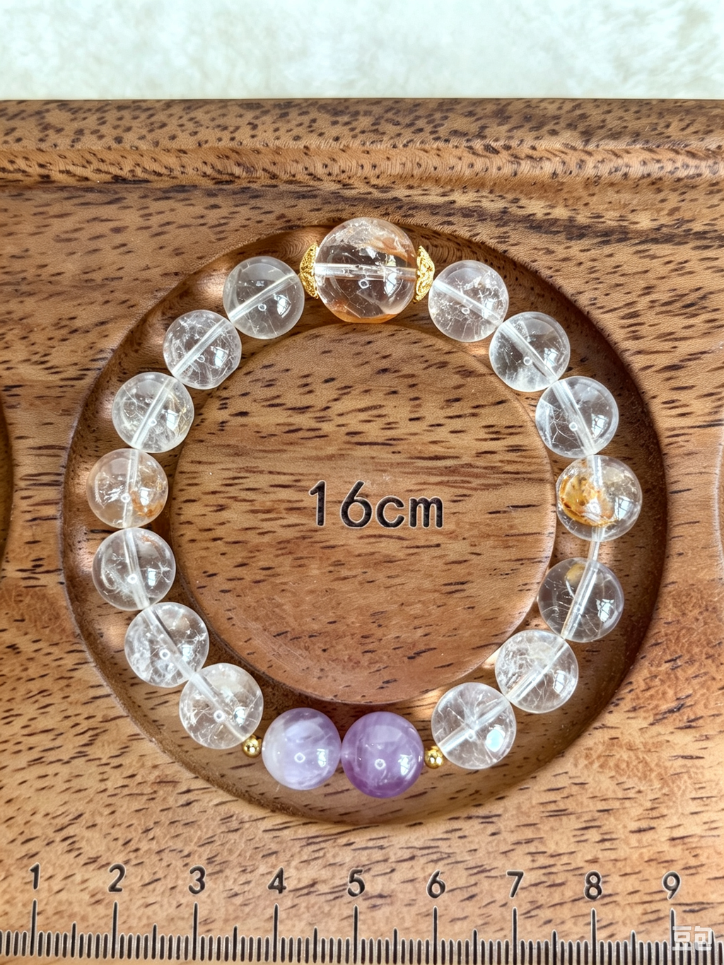 Let the Past Feel Lighter Crystal Bracelet