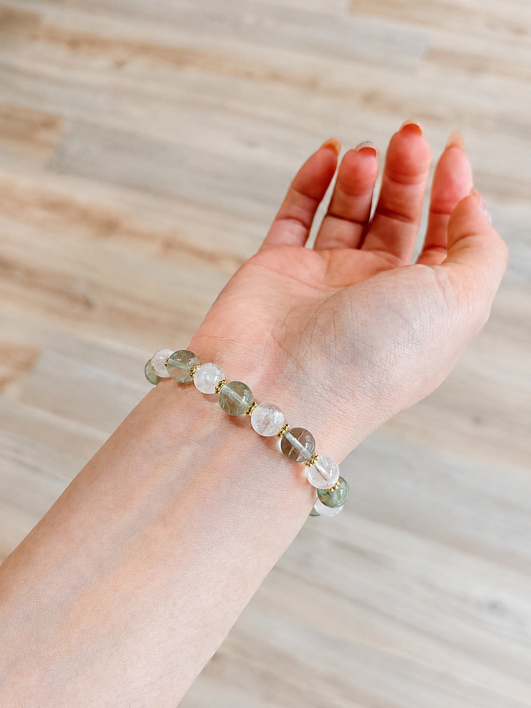 Snowlit Garden Crystal Bracelet