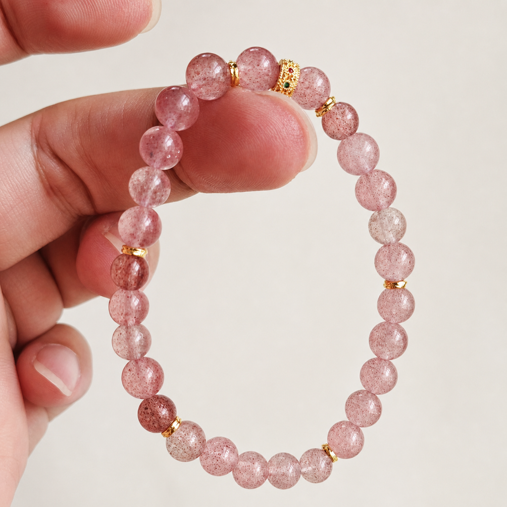 Strawberry Glow Bracelet
