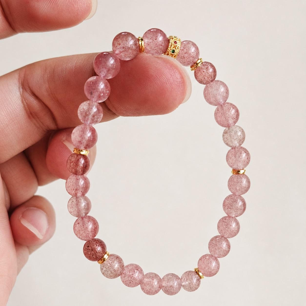 Strawberry Glow Bracelet