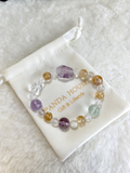 Sunlit Heart Crystal Bracelet