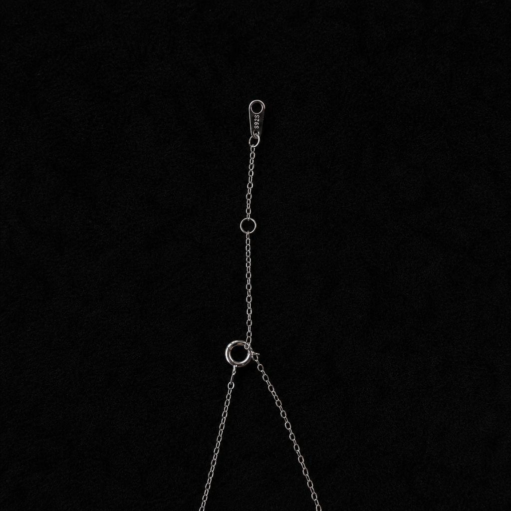 Starlit Motion Dancing Moissanite Star Necklace in S925 Sterling Silver