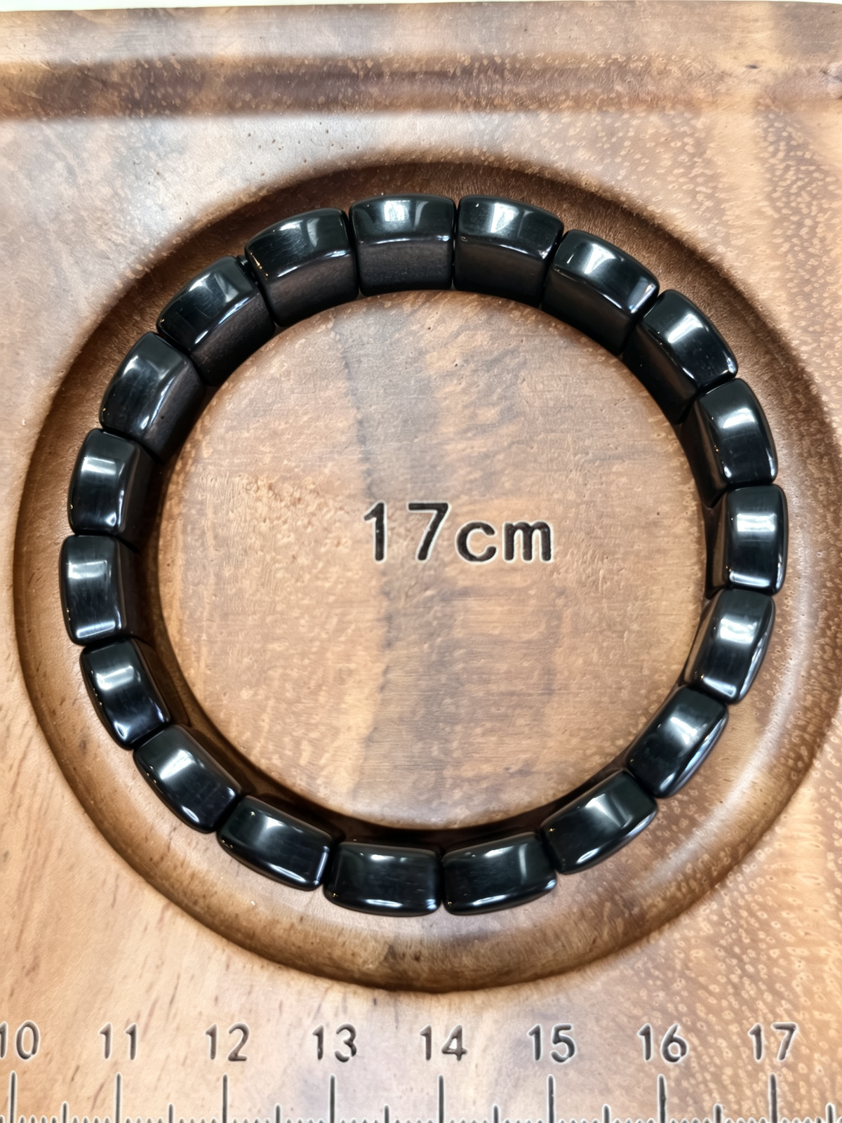 Protect Your Peace Square Crystal Bracelet