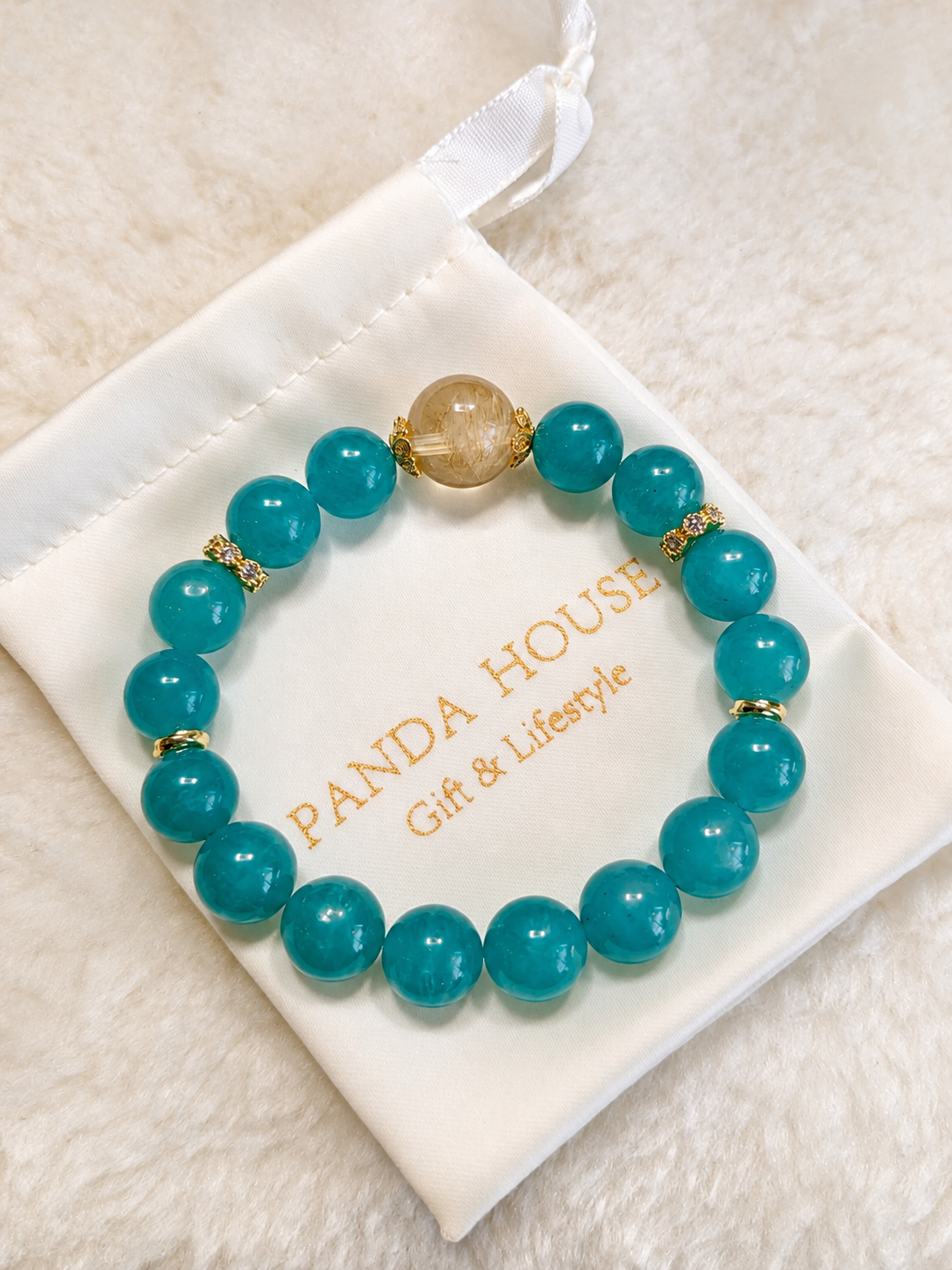 Golden Current Crystal Bracelet
