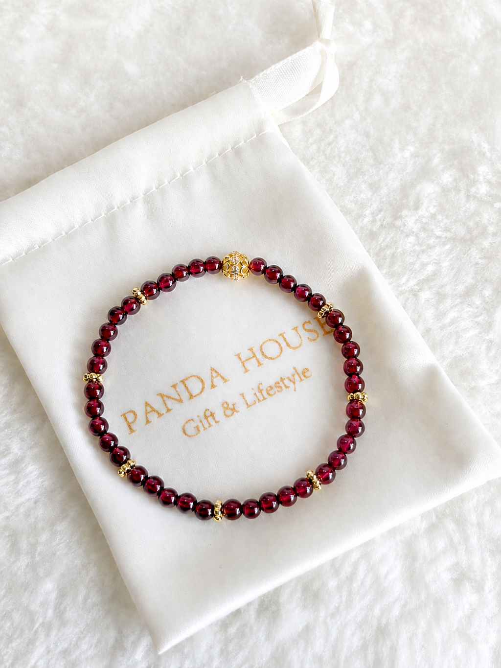 Crimson Heart Crystal Bracelet