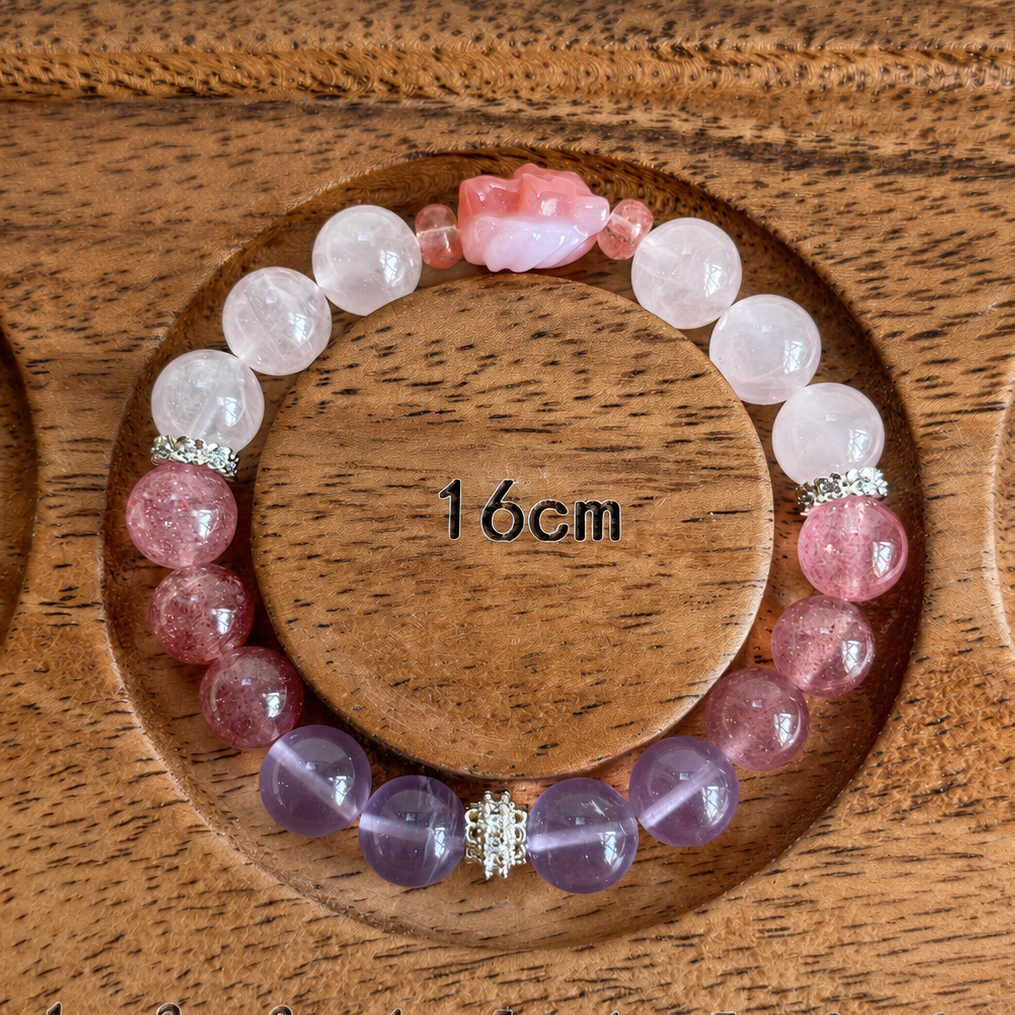 Foxglow Romance Crystal Bracelet