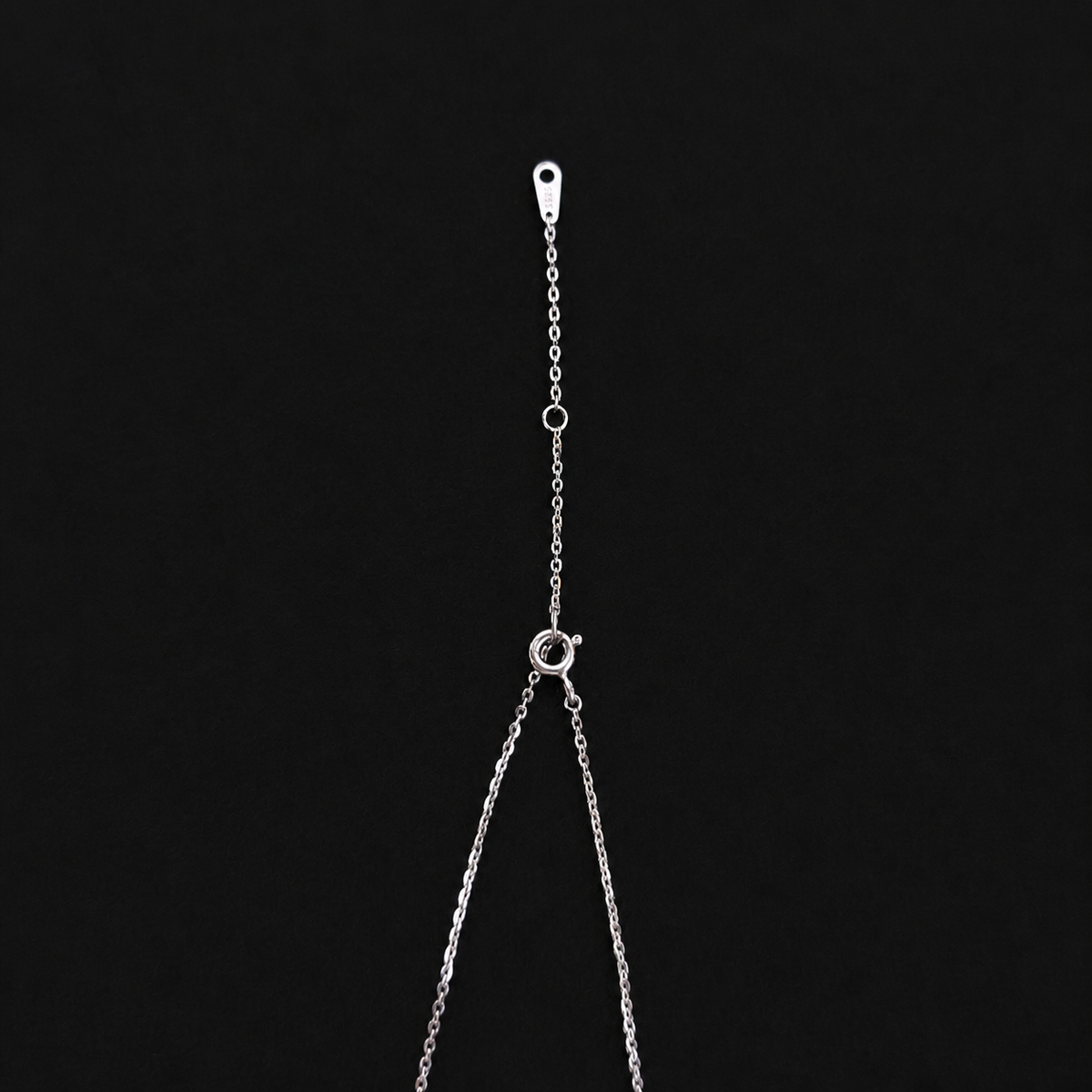 Sparkling Teddy Bear & Star Moissanite Necklace in S925 Sterling Silver