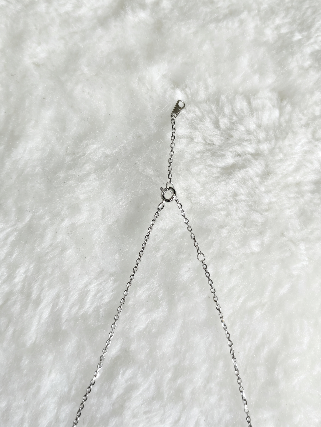 925 Sterling Silver Moissanite Double Butterfly Necklace