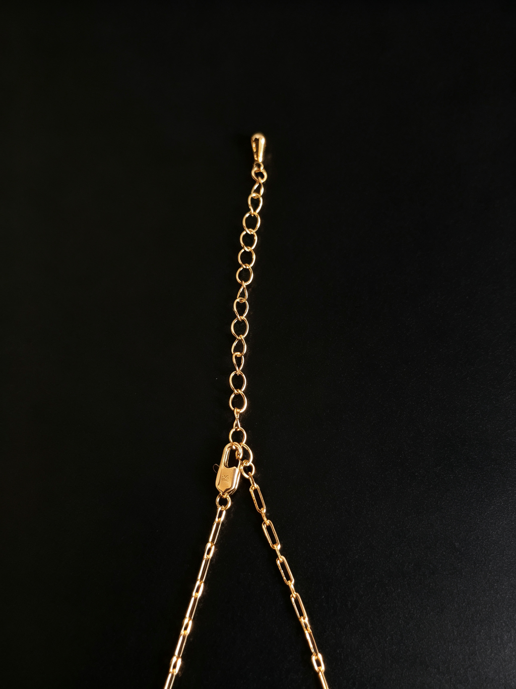 24K Gold-Plated Mother-of-Pearl Shell Charm Necklace