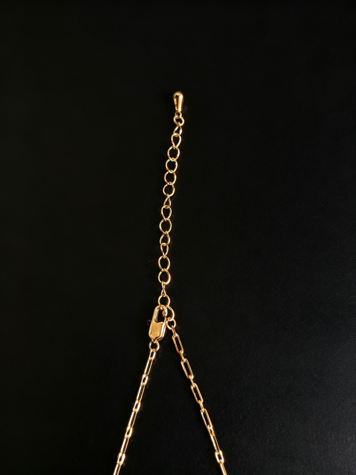 24K Gold-Plated Mother-of-Pearl Shell Charm Necklace