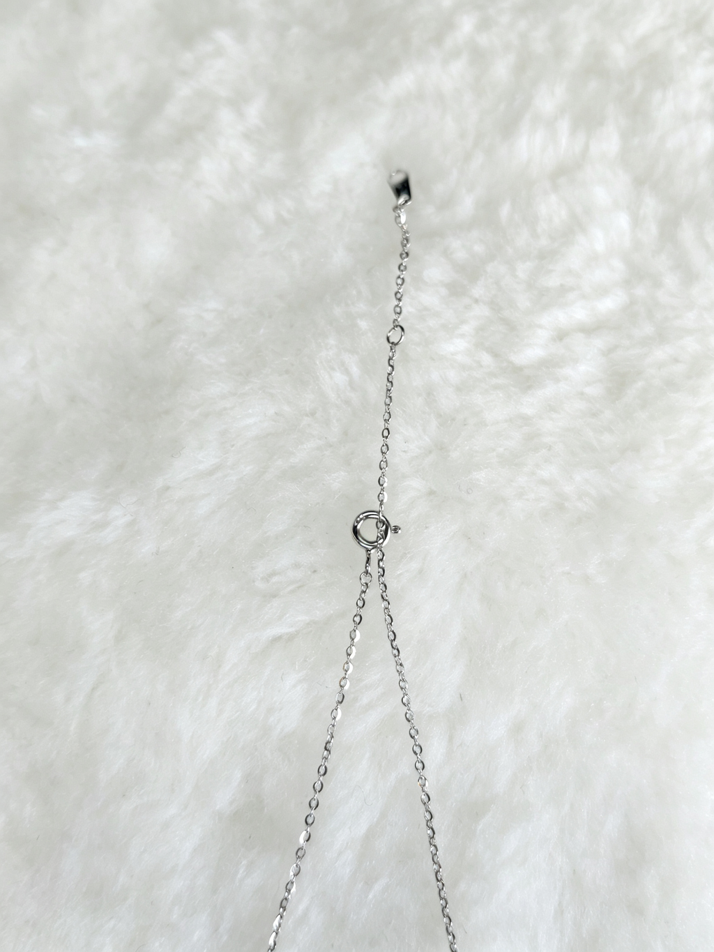 S925 Sterling Silver Green Moissanite Angel Wing Crown Necklace