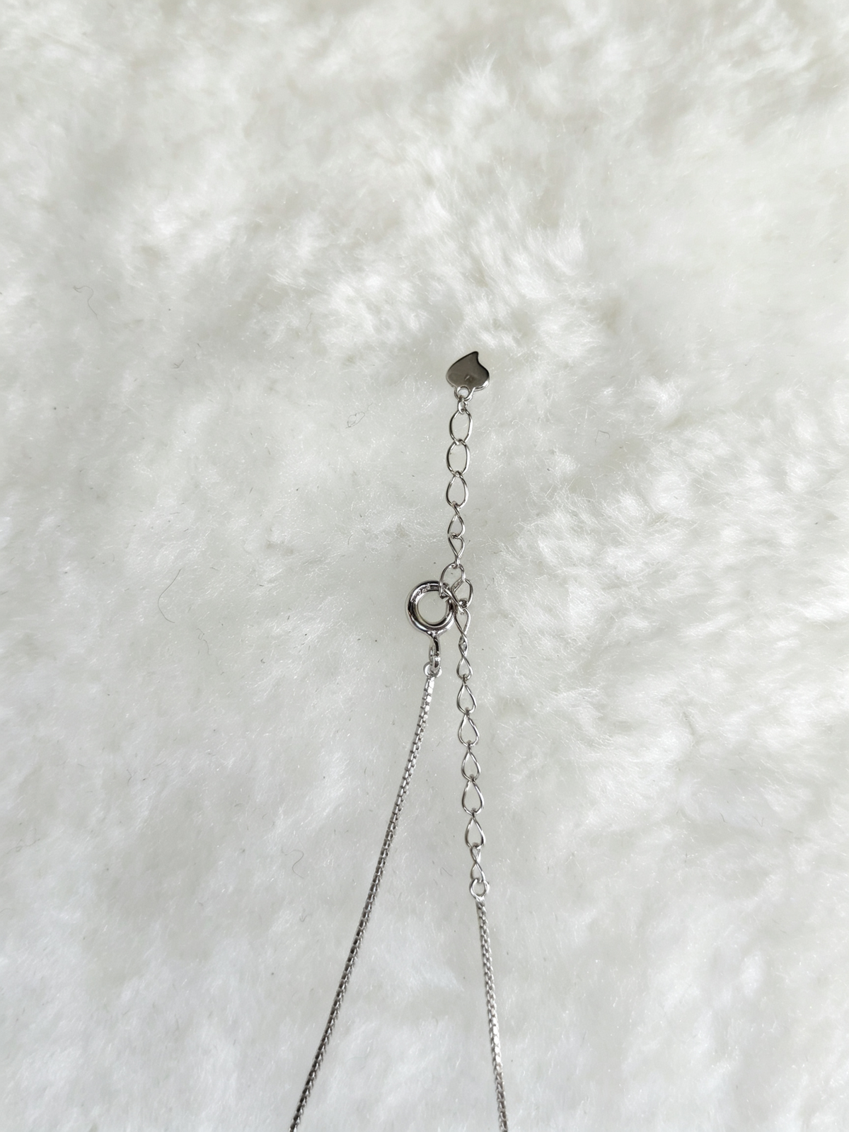 925 Sterling Silver Moissanite Snowflake Necklace