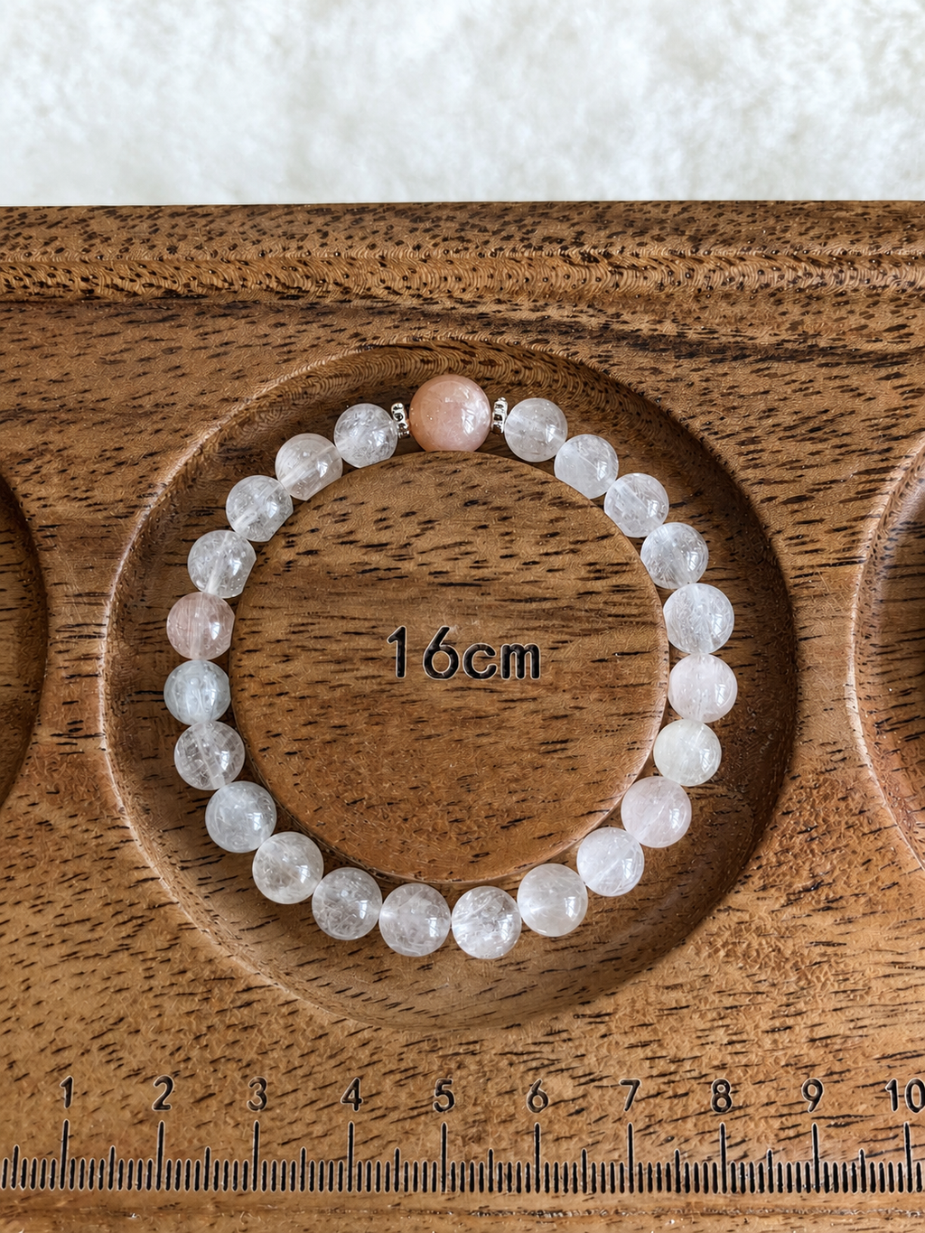 Feather Rose Crystal Bracelet