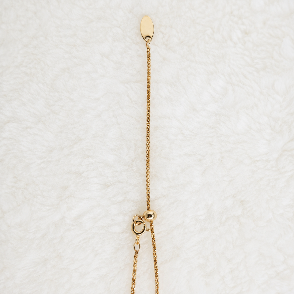 24K Gold Plated Amethyst & Pearl Vintage Pendant Necklace