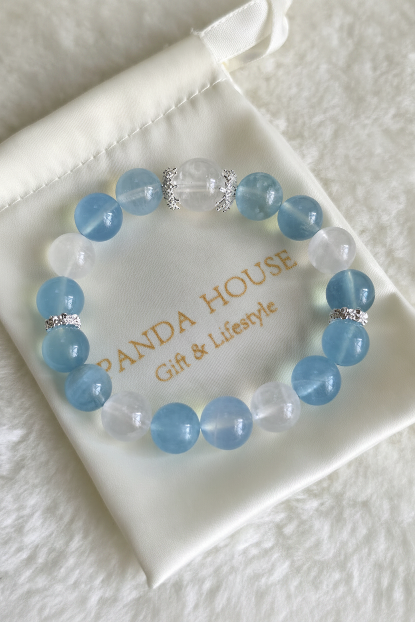 Azure Moon Crystal Bracelet