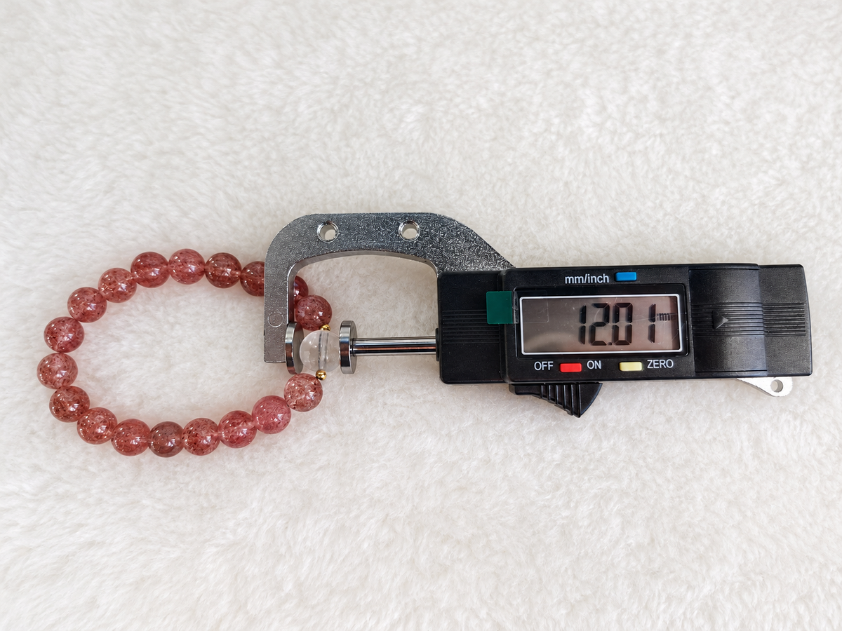 Strawberry Glow Crystal Bracelet