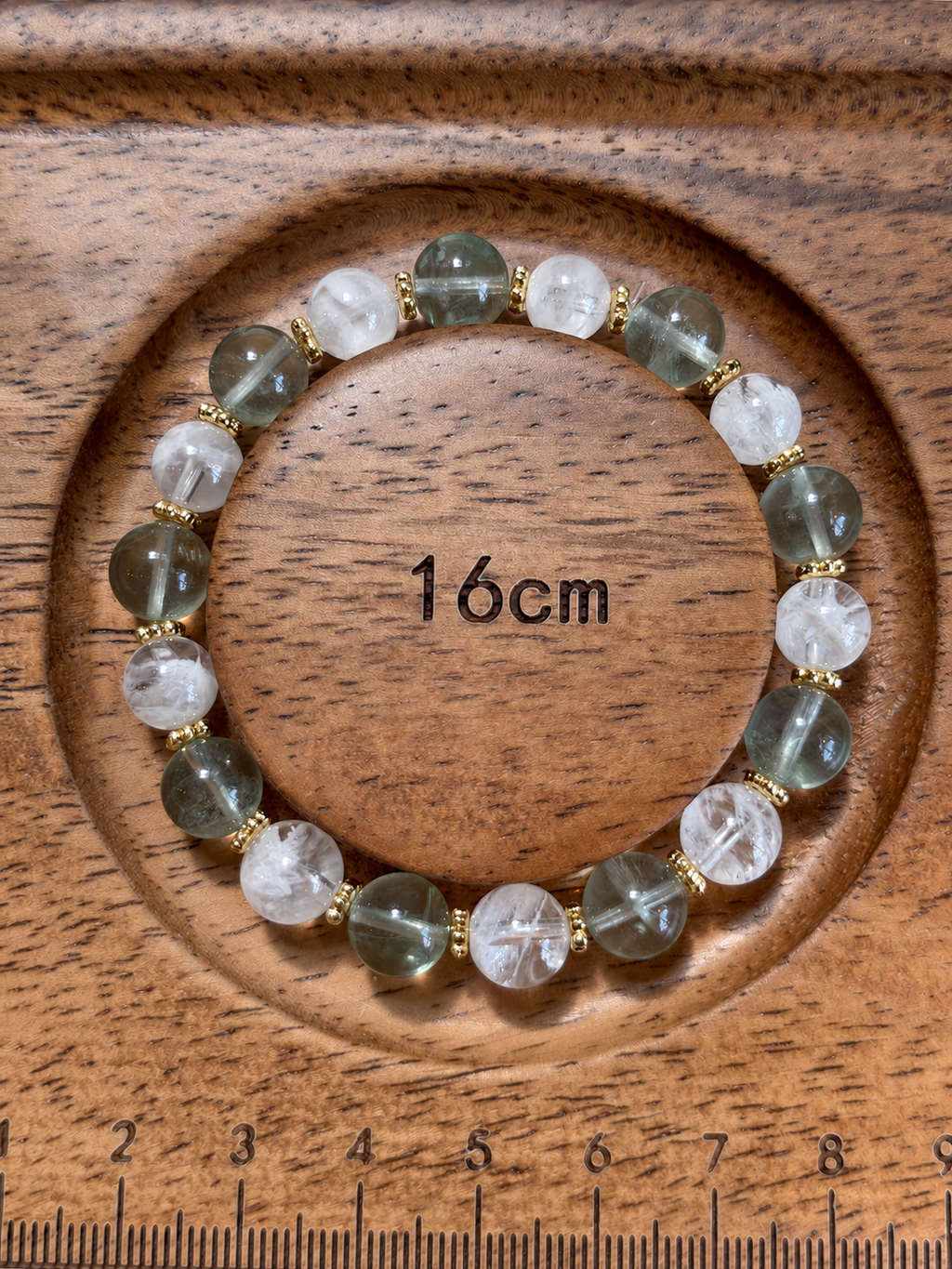 Snowlit Garden Crystal Bracelet