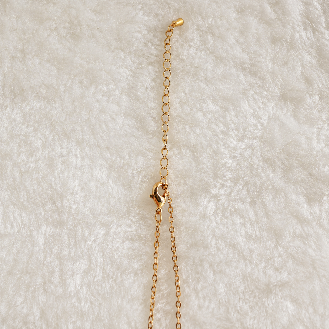 24K Gold Plated Mother of Pearl Baroque Pearl Teardrop Leaf Pendant Necklace