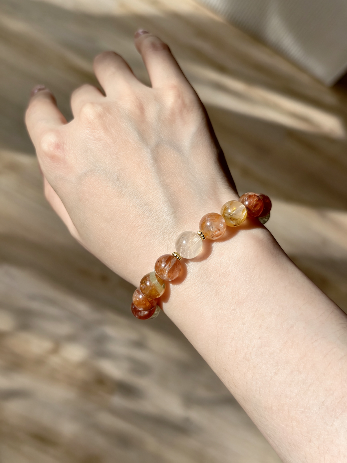 Clear What Holds You Back Crystal Bracelet