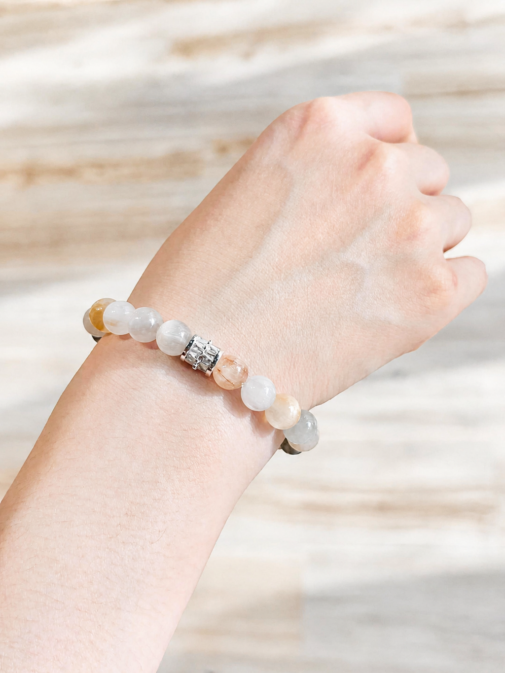 Moon Veil Crystal Bracelet