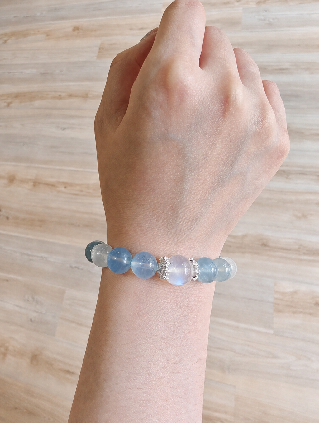 Azure Moon Crystal Bracelet