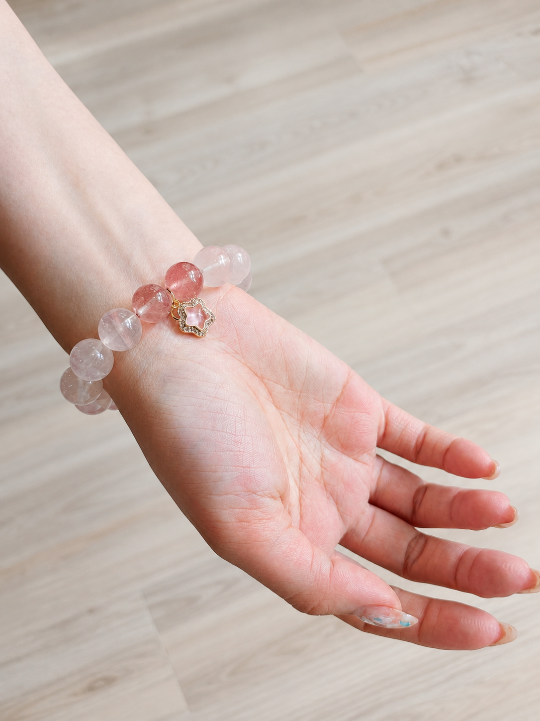 Rose Star Wish Crystal Bracelet