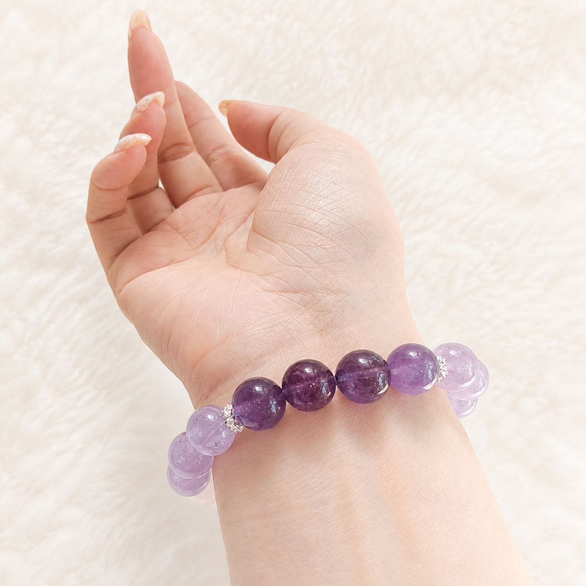 Lavender Rose Dream Crystal Bracelet