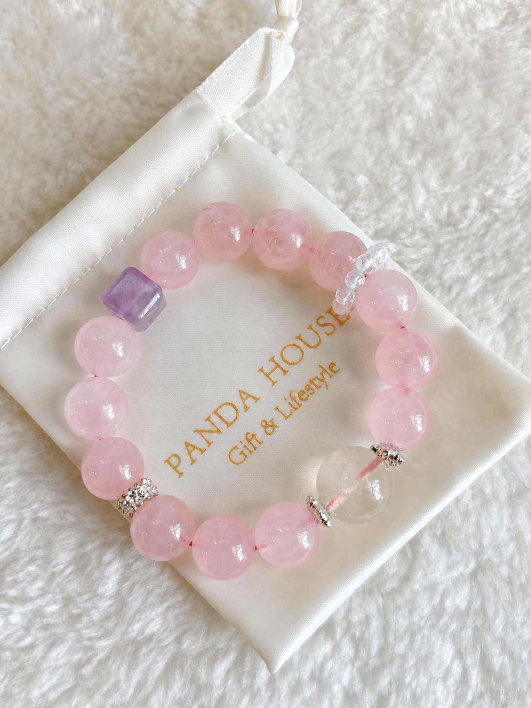 Blush Harmony Crystal Bracelet