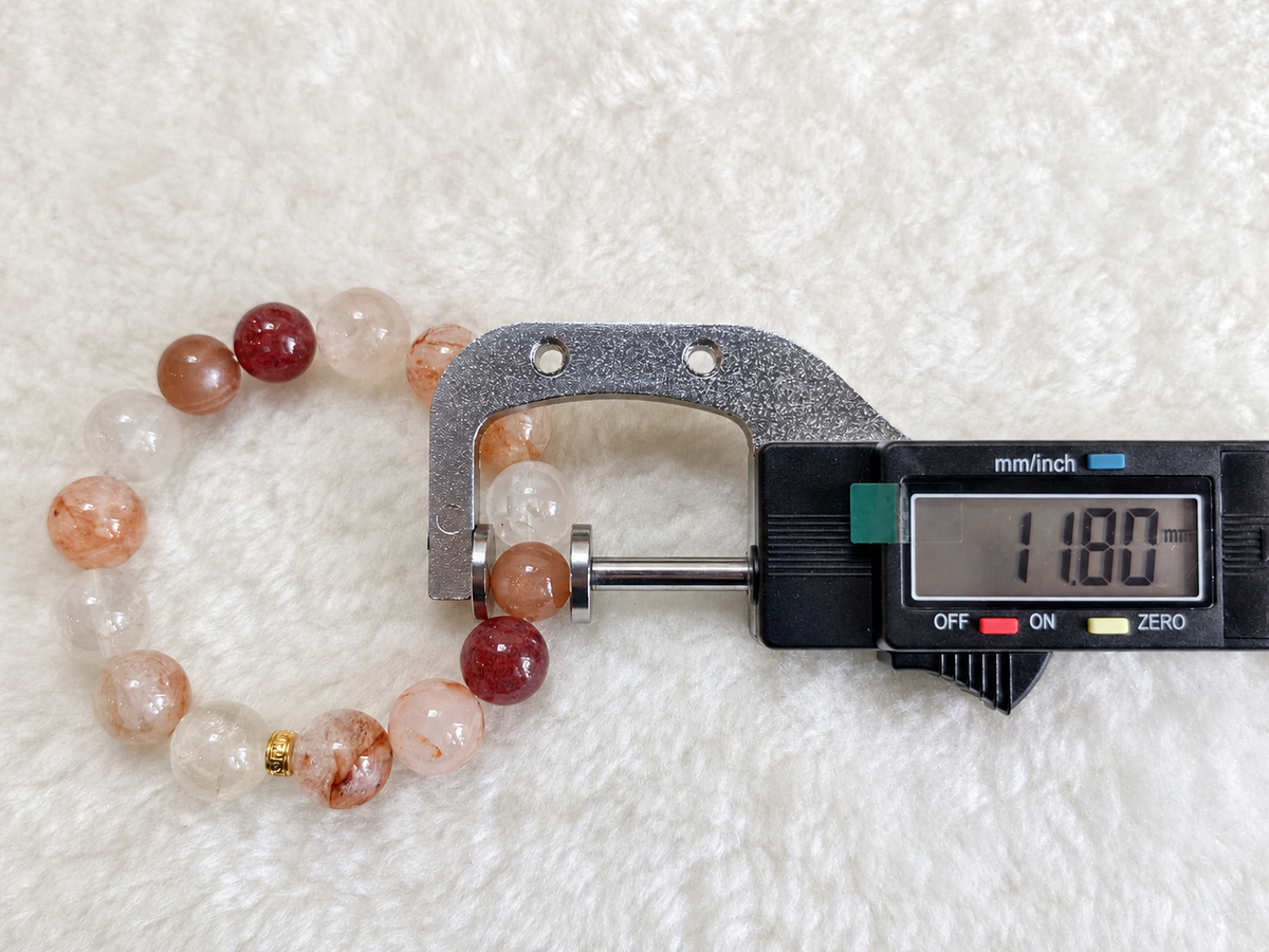 Peach Moon Glow Crystal Bracelet