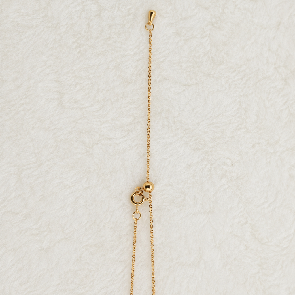 24K Gold Plated Slider Adjustable Necklace