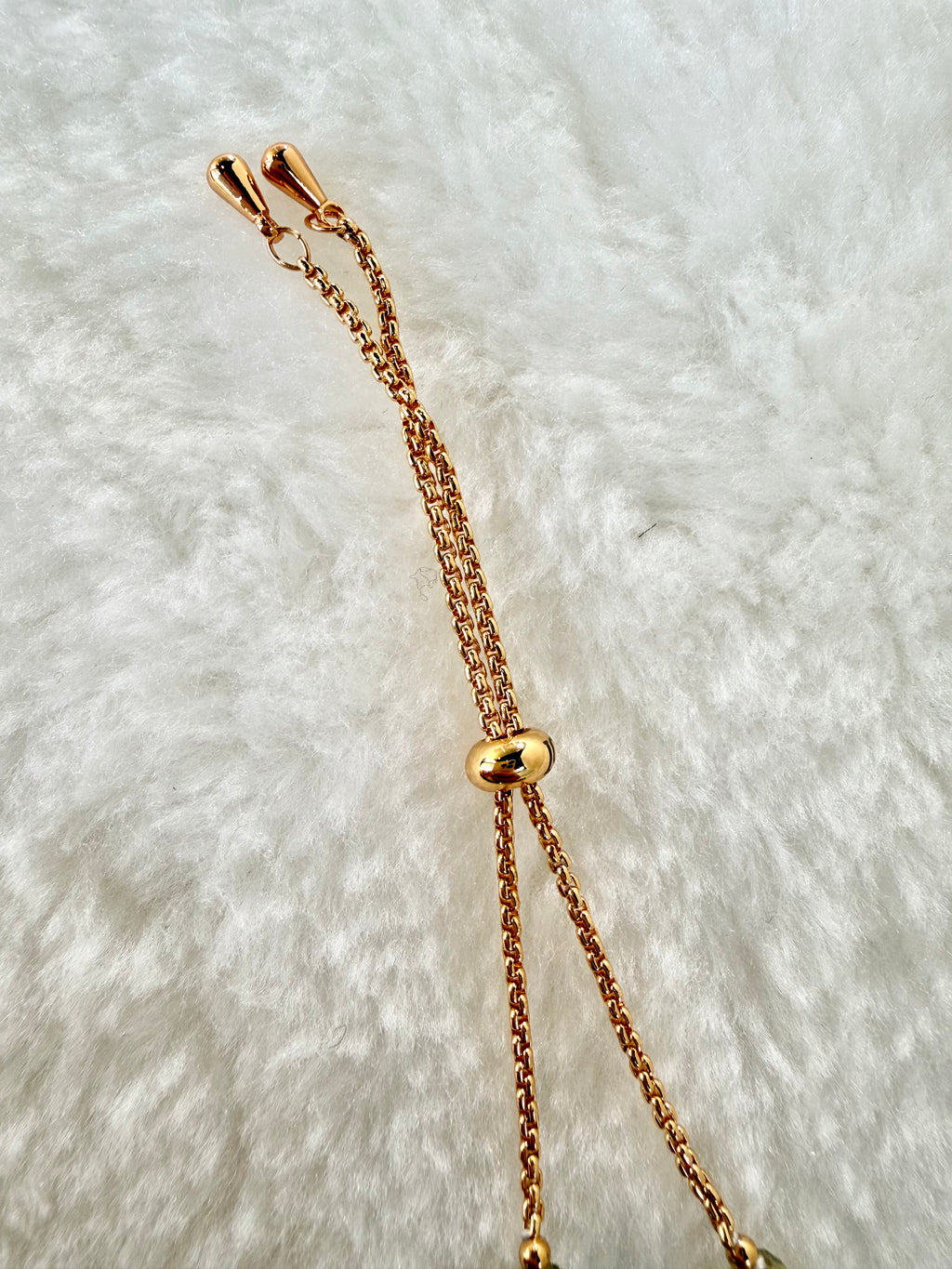 Pearl & Natural Stone Bracelet | 24K Gold Plated