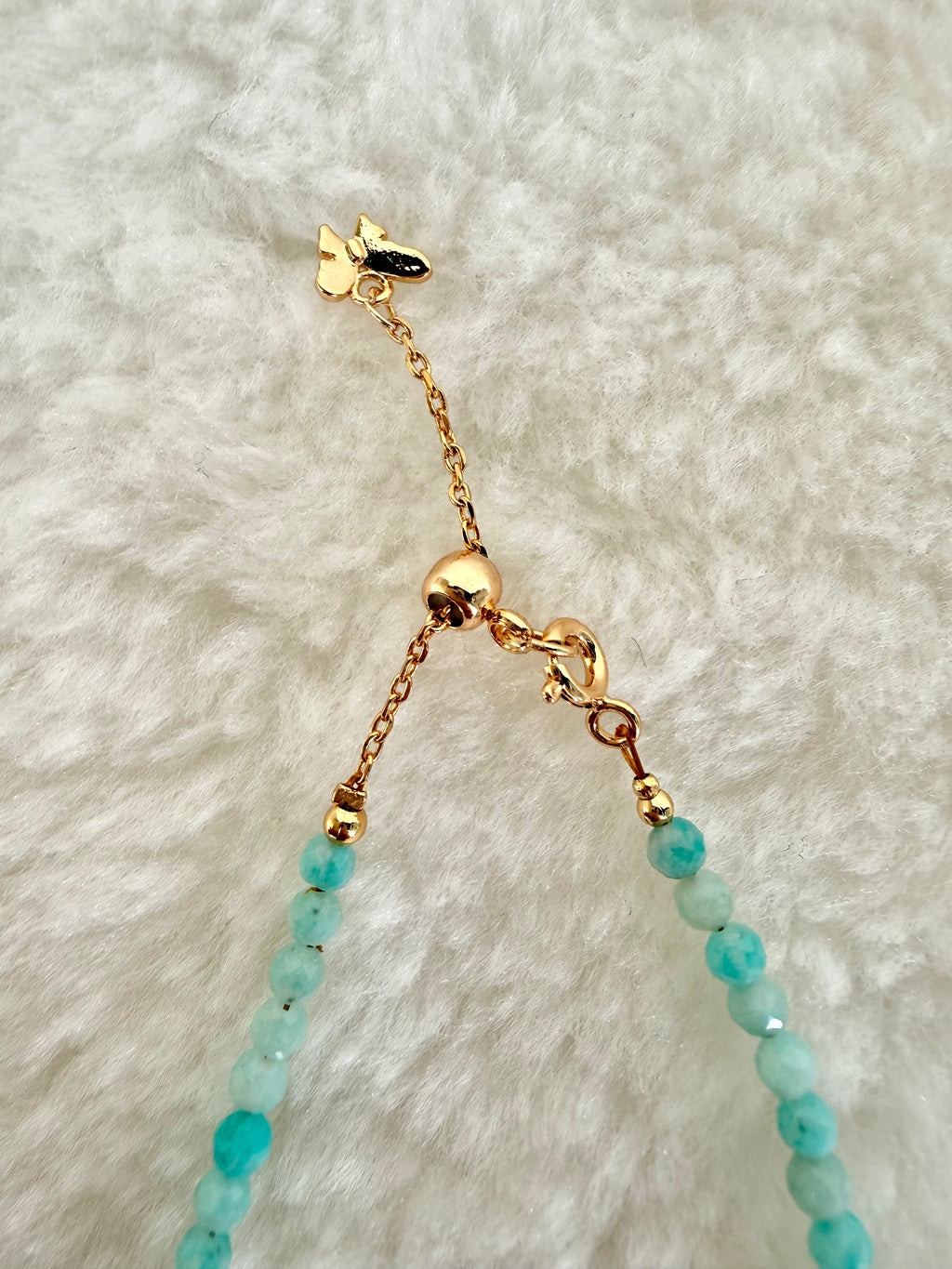 Pearl & Natural Stone Bracelet | 24K Gold Plated