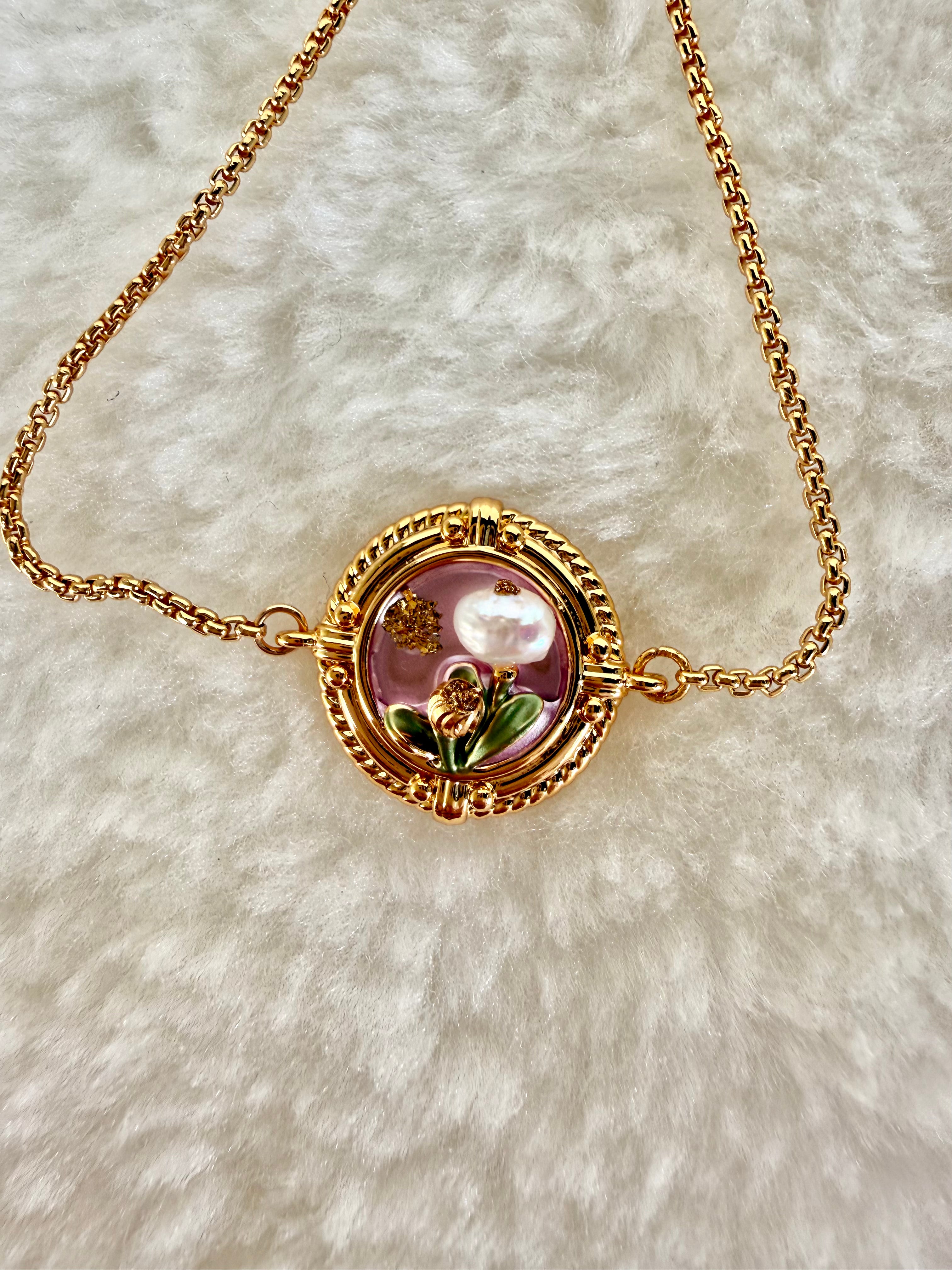 Pearl 24K Gold Plated Bracelet