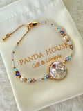 Pearl & Natural Stone Bracelet | 24K Gold Plated