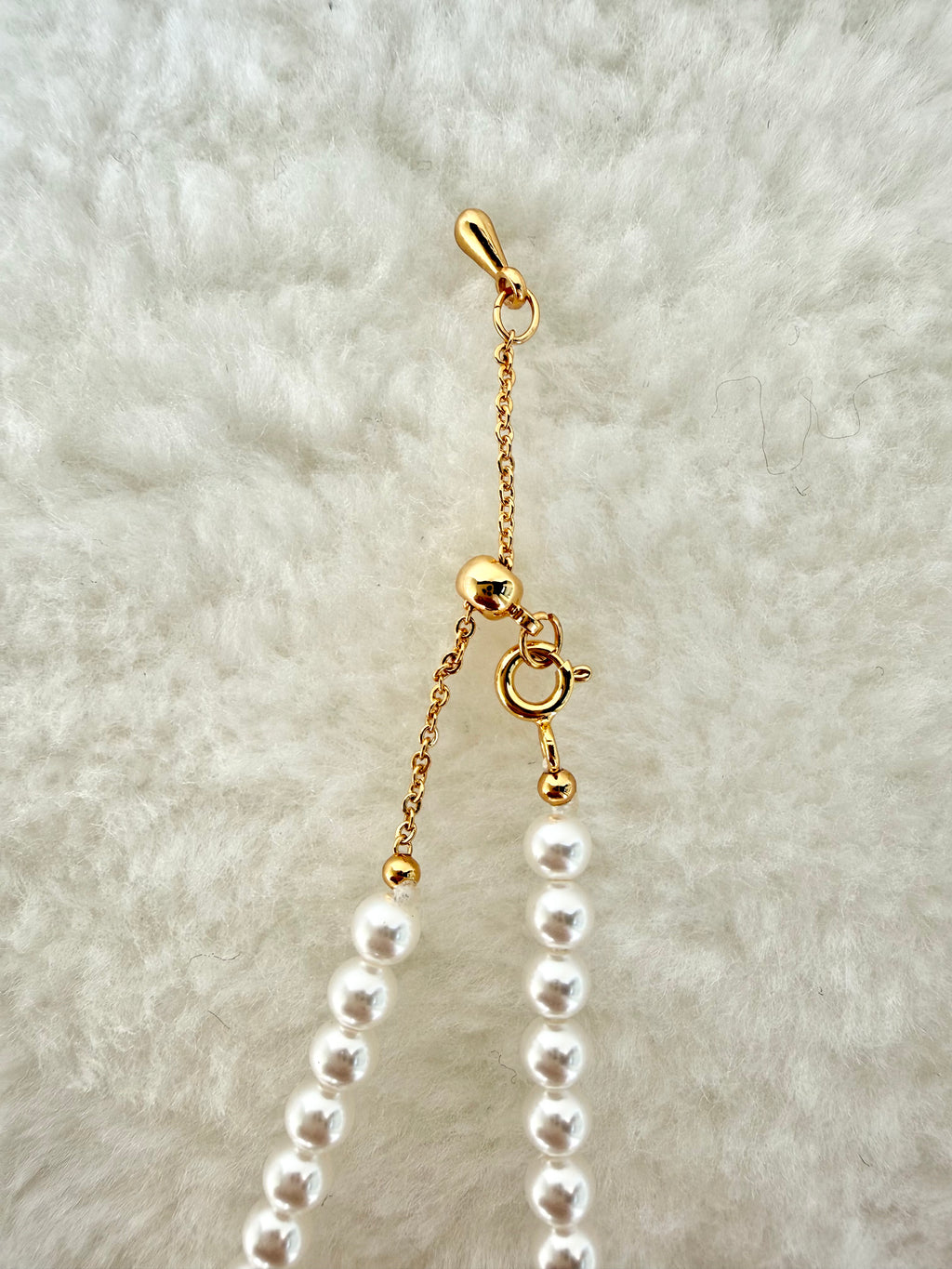 Pearl & Natural Stone Bracelet | 24K Gold Plated